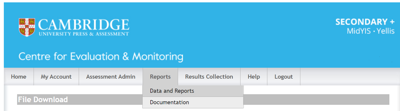 Navigate to Original Excel/PDF Reports